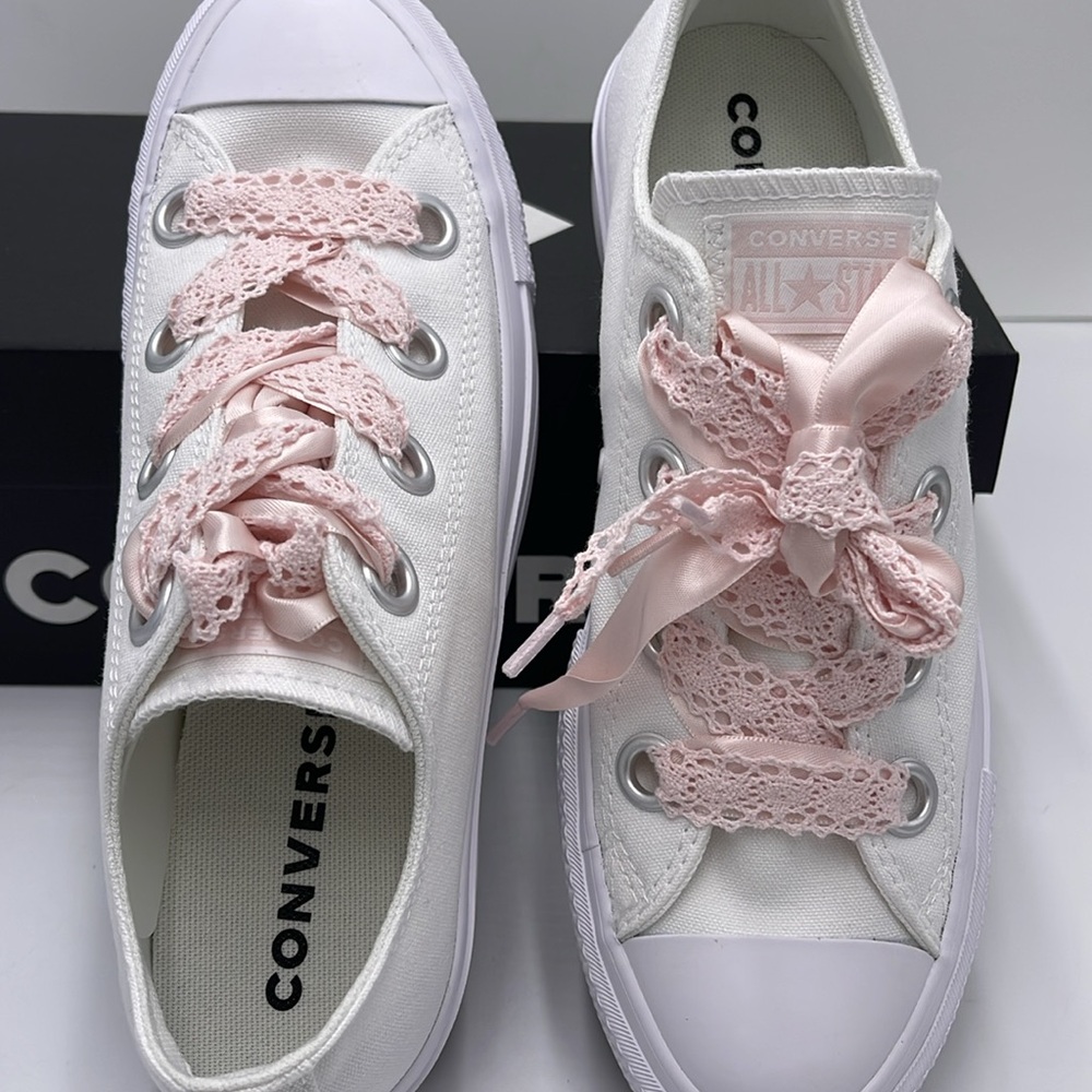 Converse WMNS A14830C CTAS LIFT OX
WHITE/WHITE/BLUSH HUSH Platforms Sneakers - Picture 12 of 16